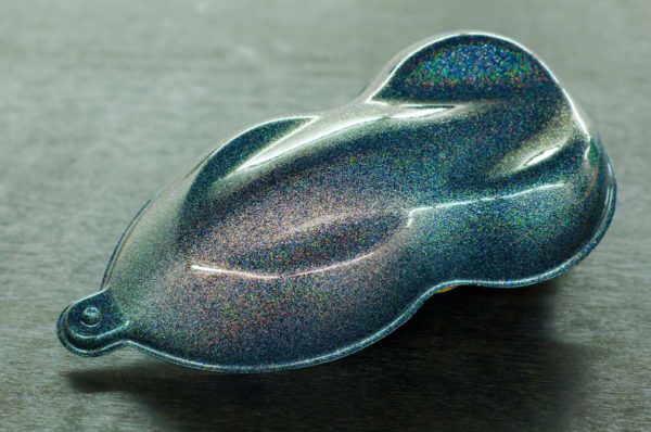 Holographic Rainbow Glitter / Metal Flake Silver